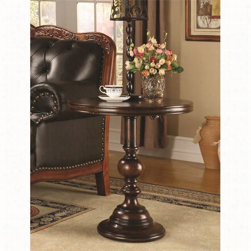 Hooker Furniture 500-50-733 24"" Round Pedestal Accent Table
