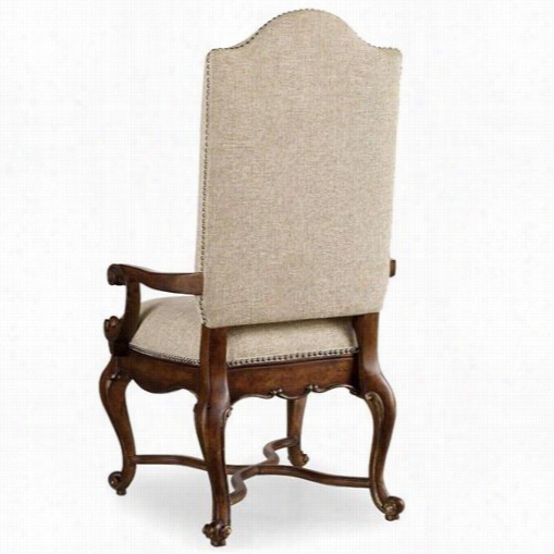 Hooker Furniture 5091-75510 Adagio Upg Side Chair In Dark Wood