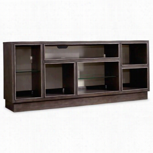 Hookre Furniture 638-85237 Melange Newell Display Cabinet In Dark Wood