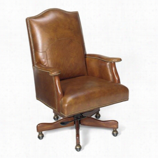 Hooker Furni Ture Ec300 Connstitution Justice/embark Executive Swivel Tilt Chair In Brown