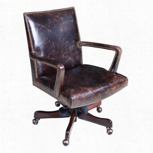 Hooker Furniture Ec434-089 Imperial Regal Executive Swivrl Tilt Chair In Brown
