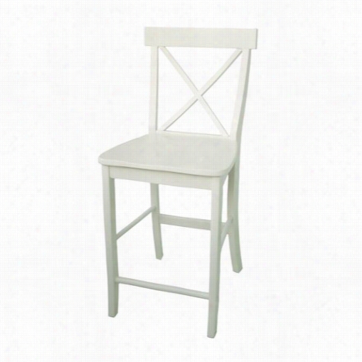 Ijternational Cocnepts S X-back Bar Height Stool