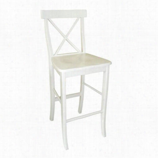 International Concepts S X-back Counter Height Stool