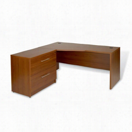 Jesper O Fficee 1633224l-132202 100 Series Pro X Combo 19 L-shaped Leftdesk With Lateral Fild Cabinet