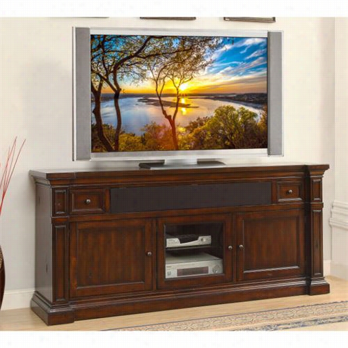 Legends Furniture Zbrk-1776 Berkshire 76"" Premium Tv Console In Old World Umber