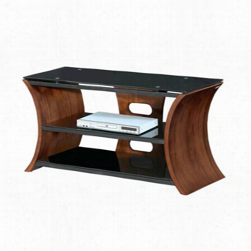 Lumisource Tv-sw-ts-168 Metro Series 168 Tv Stand In Walnut Veneer