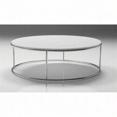 Monital Occasional-pcs-elysee-coffee-tabl E-wh Elysee Coffee Table In High Gloss White