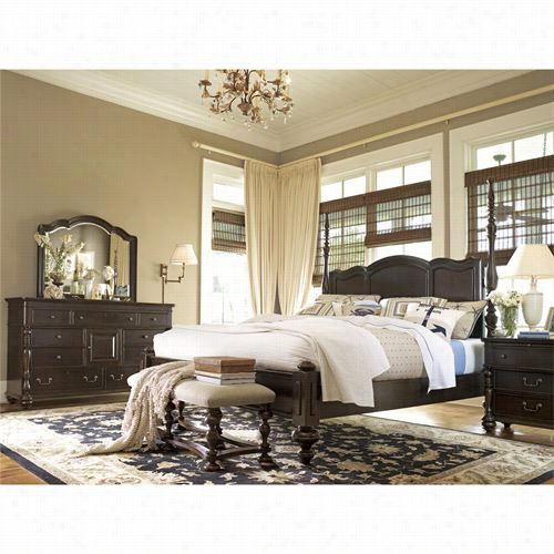 Paula Deen Furniture 932260b King Savannah Poster Bed