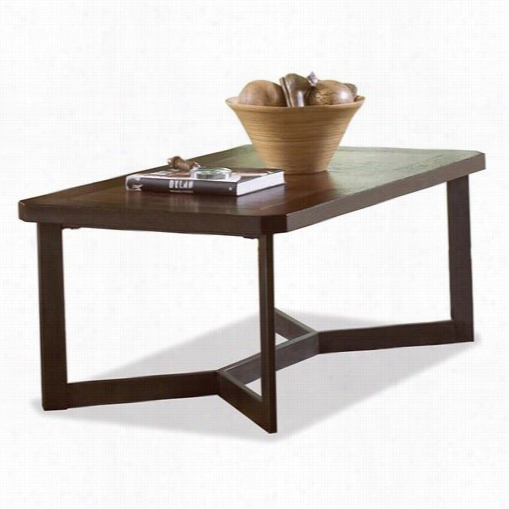 Riverside 66802 Madeira Rectangle Cocktail Table In Weathered Copper