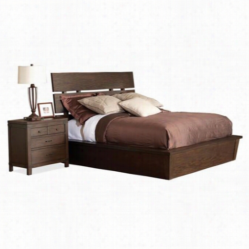 Riverside 85574-84571-84576 Promenade Queen Slat Panel Bed