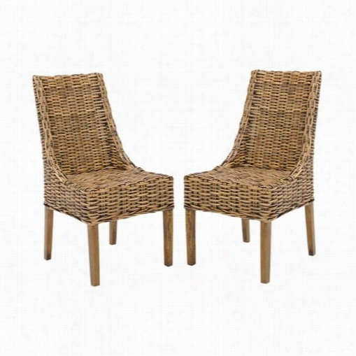Safavieh Fox6503 Set Of 2 Suncoast Arm Chair