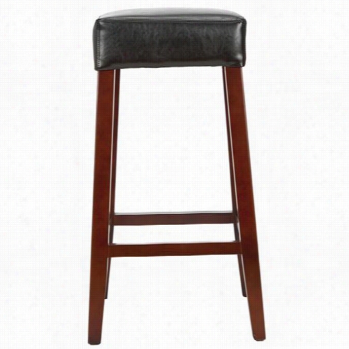 Safavieh Mcr4530 Benson Leather Barstool