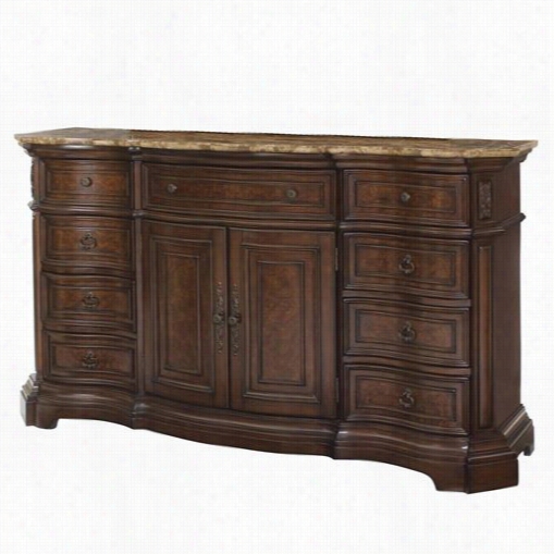 S Amuel Lawrence 8328-015 Edington Door Dresser In European Cherry