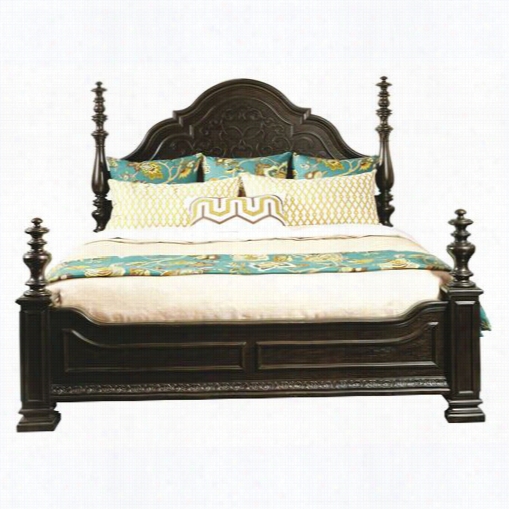 Sammuel Lawrence 8794-270-8794-271-8794-406 Monarch California King Four Poster Bed In Black