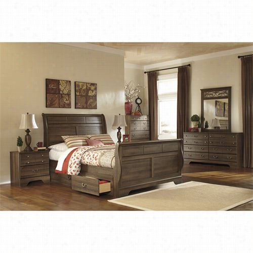 Signature Design By Ashley B216-63-b216-65-b216-86-b216-92-b216-92 Allymore Queen Sleigh  Bed With Two Nightstands