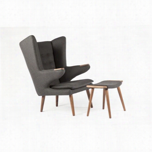 Stilnovo Fec8539 Olsen Lounge Chair With Ottomaan