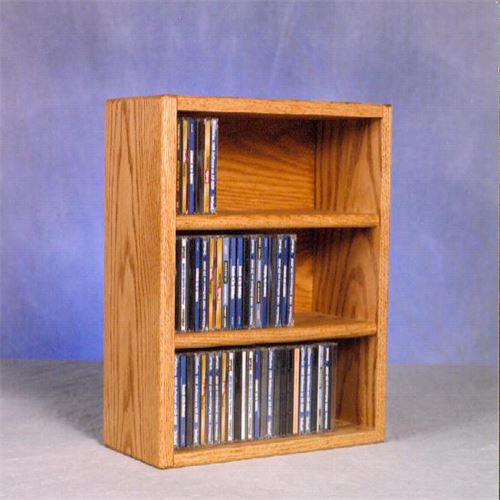 Teh Forest Shed 303-1 Solid Oak Desktop Or Sheelf Cd Cabinet