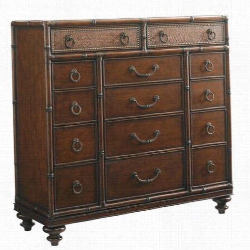 Tommy Bahama 545 -329 Landara Farallon Gentleman's Chest In Sumatra/medium Brown