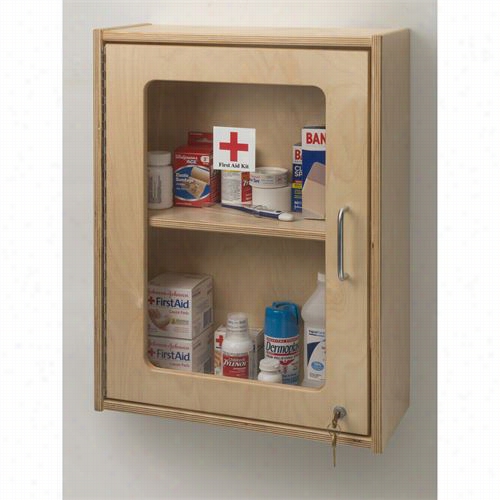 Whitney Brothers Wb1425 Lockwble Medicine First Aid Wall Cabinet In Natural