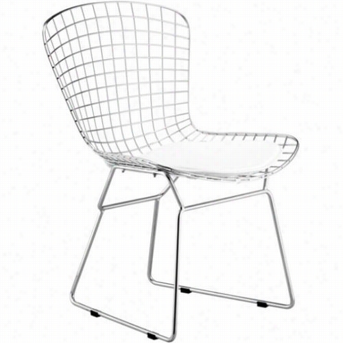 Zuo 18800 0wire Chair In Chrome - Set Of 2