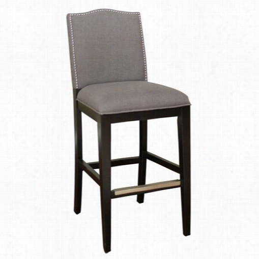 American Heritage 134893blk-smk Chase 34"" Transitional Tall Bar Stool