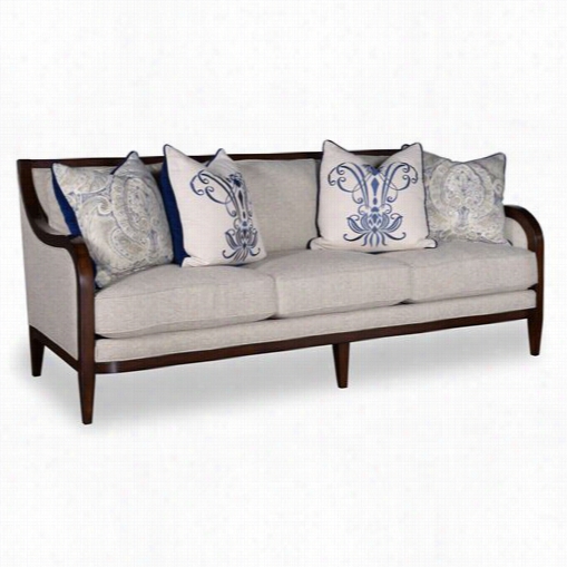 A.r.t. Furniture 516521-5001aa Bristol Thread Of Flax 3  Seatt Sofa With Tapered Legs