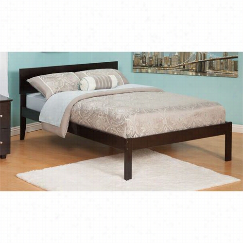 Atlantic Furniture Ar815100 Orlajdo King Bed With Open Foot Rail