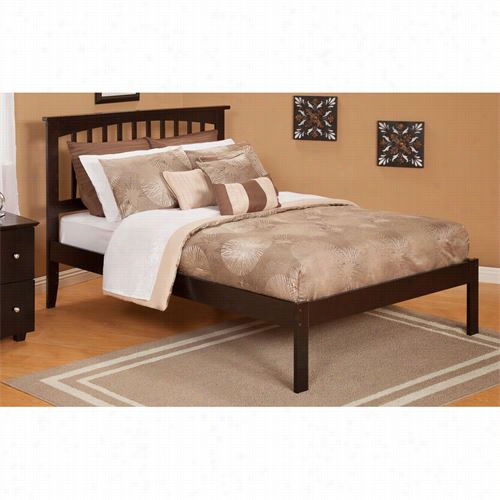 Atlantic Furniture Ar875100 Mission King Bde Upon Open Footboard