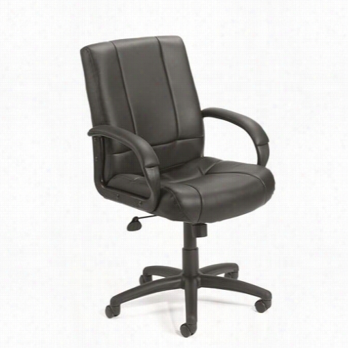 Superintendent Office Products B7906 Cares Soft Executive Mid Chair In Bllack
