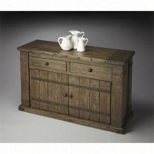 Butler 2066120 Mounttain Lodge Console Cabinet In Mocha Wash