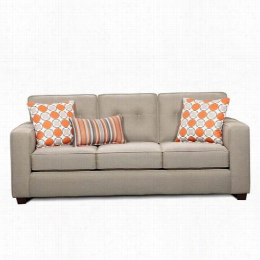 Chelsea Home Furniture Fs3560b-kp Dayton Sofa In Dude Grey