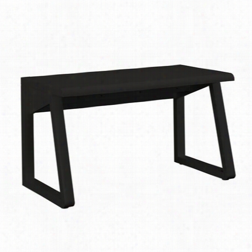 Classic Flame Od9488-53b961  Emory Writing Desk In Semi-gloss Painted Black