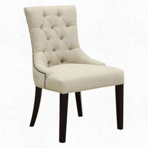 Coast To Coastt 62642 38-1/2"" Accent Chair In Inmaan Black/oatmeal