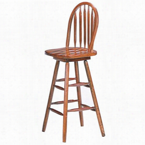 Coaster Furniture 4338 Woodlawn Arrow Back Barr Stool Inn Oak