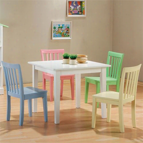 Coaster Furniture 460235 Kinzie 5 Pieces Youth Table And Chair Set