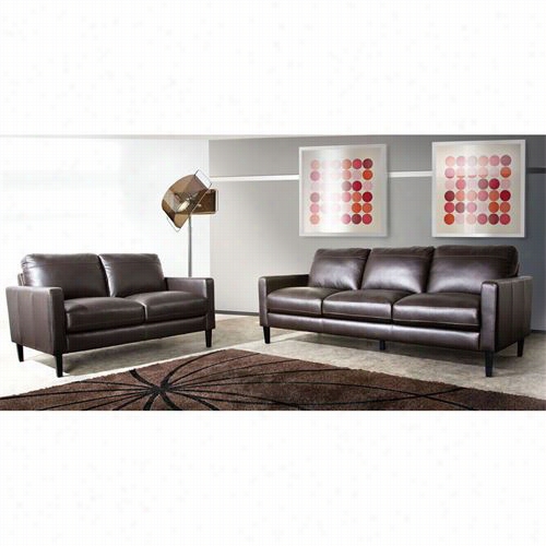 Diamond Sofa Omegasldc Omega 2 Piece Value Full Leather Ofa And Lovesseat