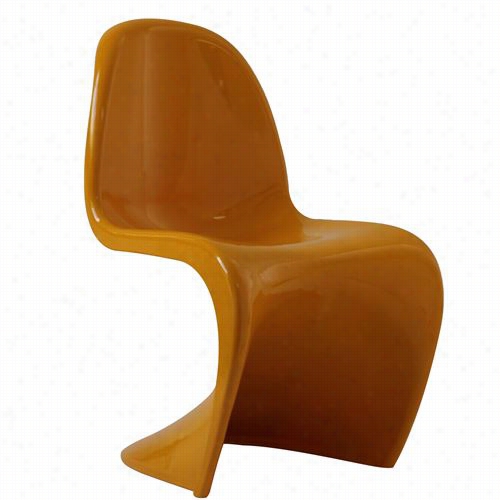 East Eend Imports Eei-123-ylw Slither Chair In Glossy Yellow