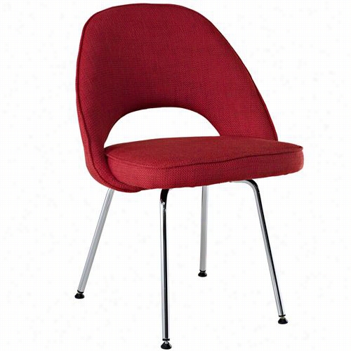 Ea5t End Imports Eei-622-red Cordela Sidee Chair In Red Fabric