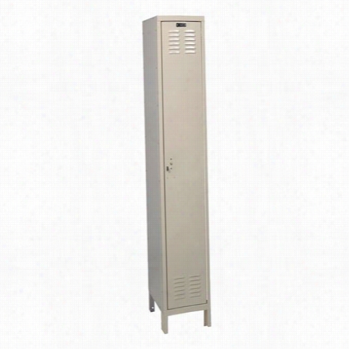 Hallowell Uh1288-1a 12""w X 18"quot;d X 78"&quto;h Single Tier 1-wide Assembled Value Max Locker