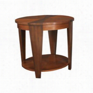 Hammary T2003436-00 Oasis Oval Aim Table In Medium Brown