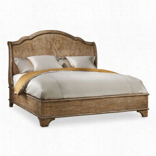 Hooker Furniture 5291-90450 Solana Queen Sleigh Bed In Light Wood