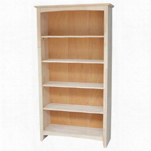 International Concepts Hs581-3226a Shaker 60""h Bookcase