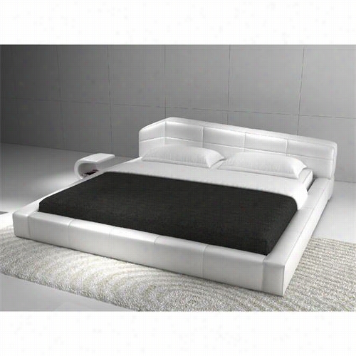 J&m Furniture 17835-q Dream Queen Bed In White