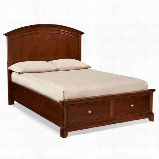 Legcy Classic Furniutre 2880-4104sk Impreessions Full Panel Bed Wjth Storage In Clear Cherry