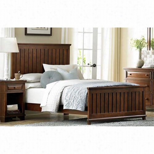Legacy Classic Furniture 2960-4105k Dawsons Ridge Queen Panel Bed  In Heirloom Cherry