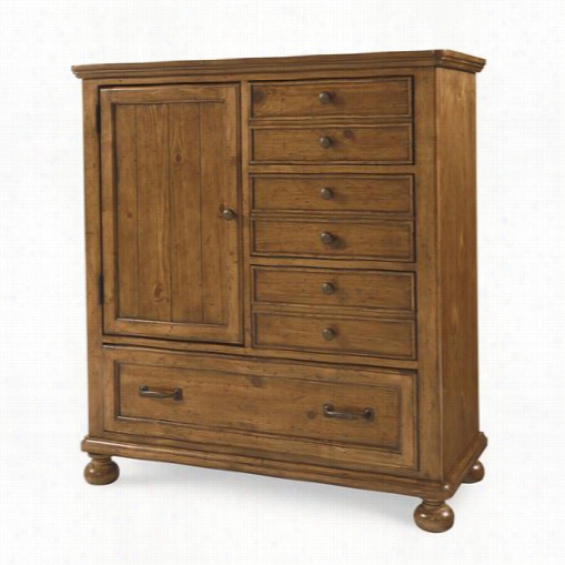 Legacy Classic Appendages 3900-2500 Bryce Canyon Door Chest In Heirlom Pine