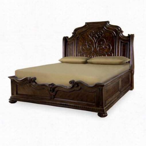 Legacy Classic Furniture 4200-4307k La Bella Vita California King Sleigh Couch