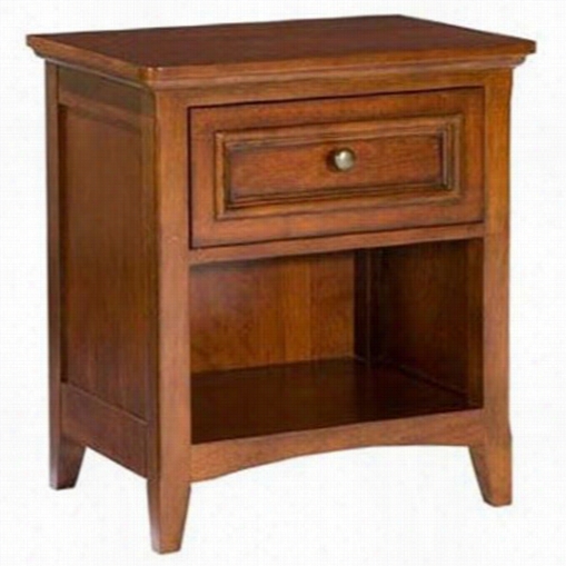 Legacy Classic Furniture 490-3100c American Spirit Night Stand In Medium  Brown Chrery