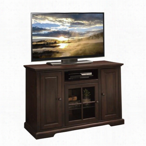 Leg Ens Furniture Bw1550.dnc Brentwood 49"" Tv Study Sole In Danisg Cherry