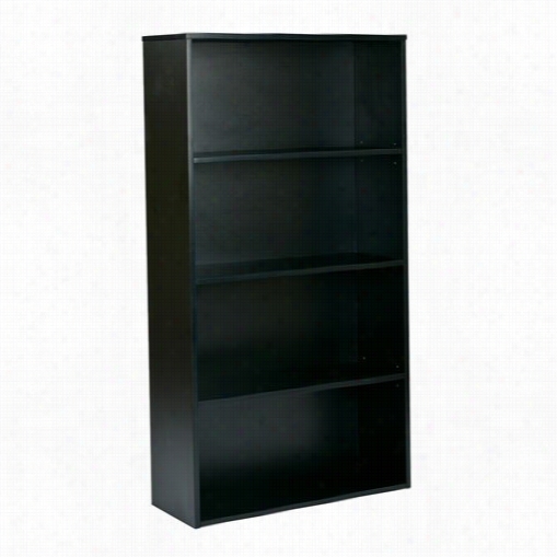 Office Star Prd3260 Prado 60"" 44 Shelf Bookcase With 3/4"&quoy; Shelves And 2 Djustable 2 Fixed Shelves